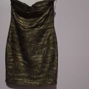 Wet Seal Black Strapless Dress